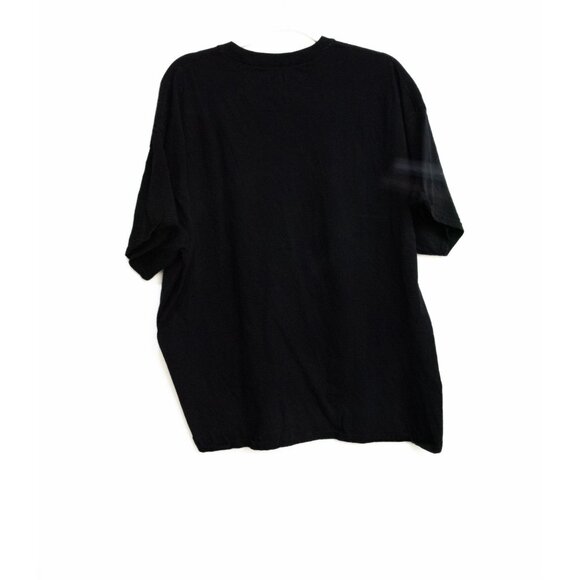 Gildan Black Short Sleeve Crew Neck T-Shirt Unisex Size 2XL - Picture 5 of 8